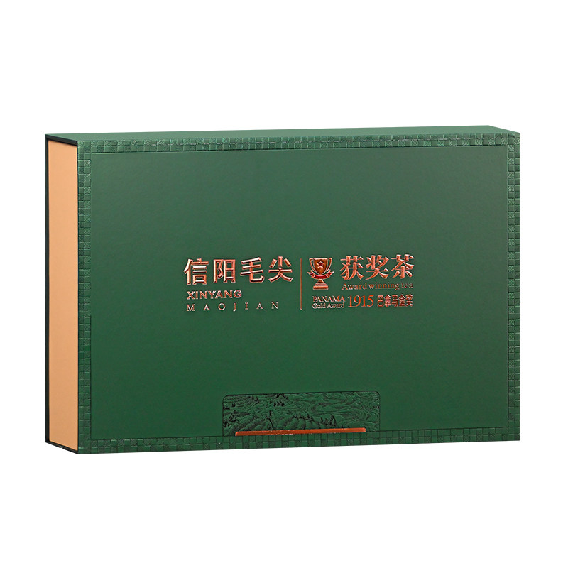 信阳毛尖新茶绿茶经典礼盒装