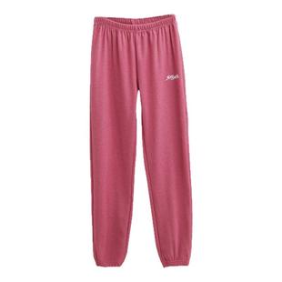 秋冬保暖睡裤女长裤休闲德绒加厚宅宅裤可外穿运动薄绒收脚家居裤