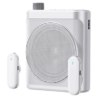 无线领夹式小蜜蜂扩音器教师专用上课讲麦克风大音量导游政府补贴