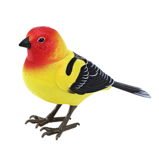 仿真电动唱歌小鸟玩具会叫会动4声控感应儿童1岁半网红2宝宝3仿生