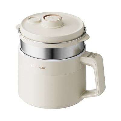 小熊电煮锅珐琅锅1-2人3家用