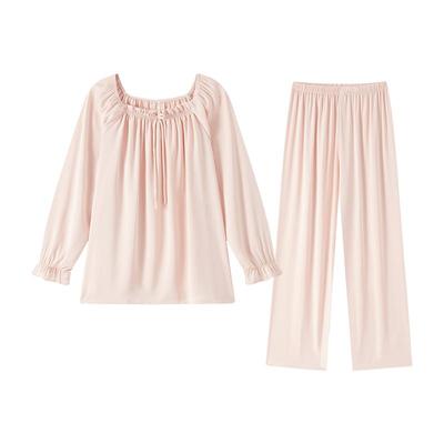 BE冰丝秋季轻甜宫廷风女睡衣