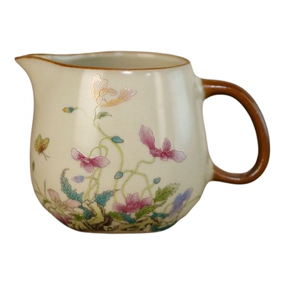 汝窑加厚耐热陶瓷公道杯