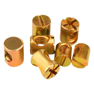 锤仔螺母锤头螺帽家具二合一连接件元柱锤子预埋内六角螺丝帽M6M8