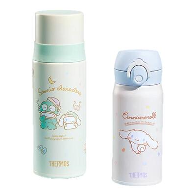 膳魔师保温杯三丽鸥系列布丁狗便携可爱大容量双饮杯子生日礼物