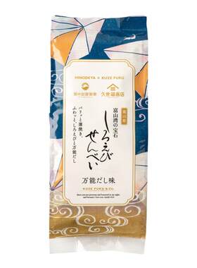 日本进口久世福商店萤乌贼味仙贝