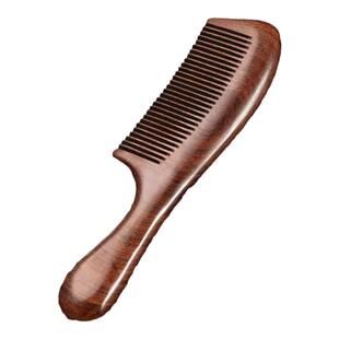 正品檀木宽齿梳子天然家用木头木质实木檀木静电脱发男女长发专用