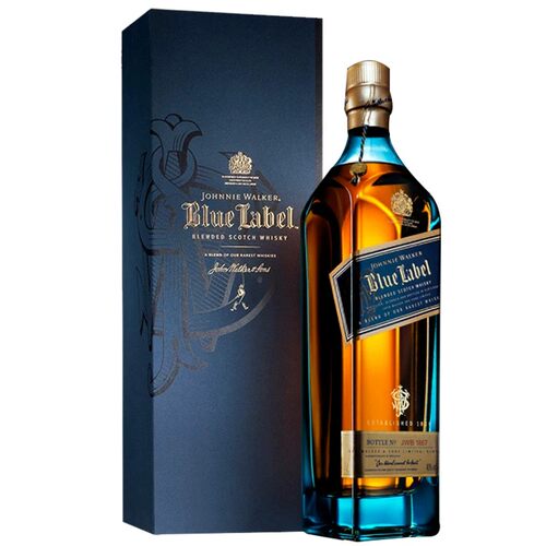 御玖轩尊尼获加蓝牌蓝方苏格兰威士忌洋酒Johnnie Walker礼盒