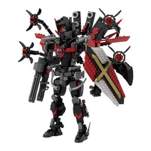 三体宇宙泰坦监控人vs马桶人积木时钟人玩具寄生电视人拼装音响男