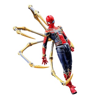 钢铁蜘蛛侠手办迈尔斯格温可动模型海洋堂男玩具漫威周边毒液摆件