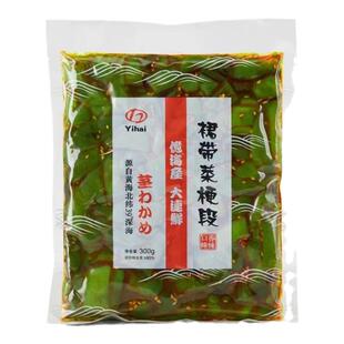 大连特产亿海香辣裙带菜梗段裙带丝开袋即食海藻下饭咸菜海带包邮
