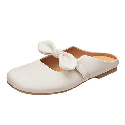 足力健老人鞋舒适软底穆勒鞋