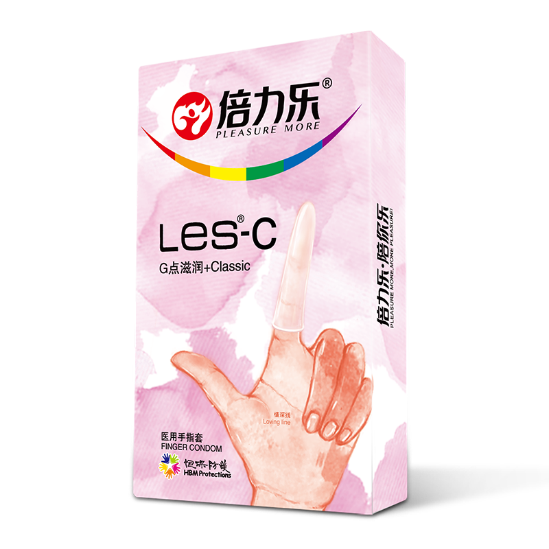 倍力乐手指套les女性专用情趣用品女生q扣扣调情颗粒避孕套拉拉男