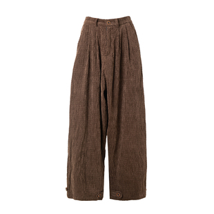 三省六部·吏部【万物生】新中式极简肌理感男士可收口灯笼裤长裤