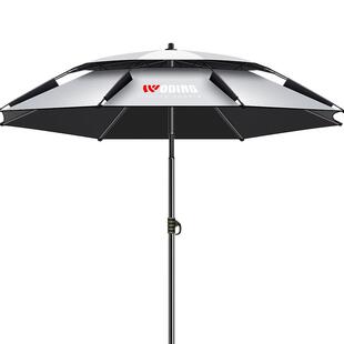 沃鼎钓伞钓鱼专用雨伞2025新款户外钓鱼加厚防晒遮阳伞拐杖钓鱼伞