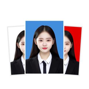 证件照打印冲印冲洗高清换底色1寸2寸一寸二寸p图专业修图登记照