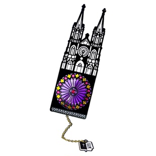 圣心大教堂金属透光书签高档礼盒装定制刻字 精美古典中国风博物馆广东省故宫文创纪念品开学送老师学生刻字