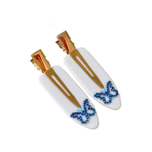 船型醋酸发夹女2025新款高端发卡贴钻碎发刘海夹边夹一字夹鸭嘴夹