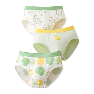 红豆男童三角内裤纯棉A类儿童大童青少年莫代尔抗菌短裤底裤HQ