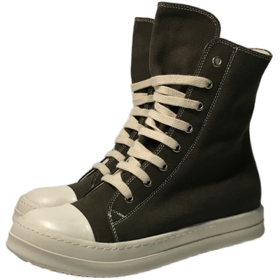 ROFABLED帆布高帮鞋男女鞋厚底