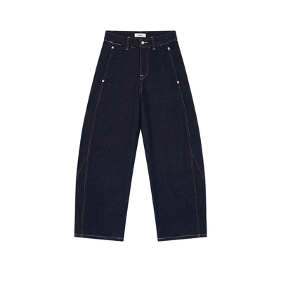 樱桃KIRSH韩系直筒复古牛仔裤