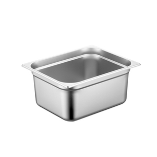304不锈钢份数盆 分数盒商用食堂快餐装菜盆保温方盆麻辣烫展柜盆