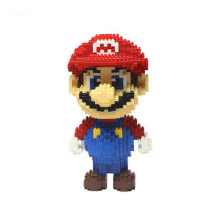 微型迷你拼接小颗粒拼装积木拼插钻石益智网红玩具成人马玛丽里奥