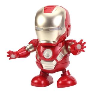 抖音同款会唱歌跳舞的钢铁侠机器人男孩网红电动玩具女孩哄娃神器