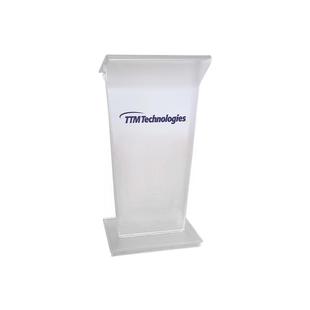 磨砂亚克力讲台演讲台发言台售楼部迎宾台餐厅接待台礼宾台咨客台