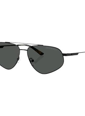 阿玛尼防晒飞行员复古男帅气墨镜