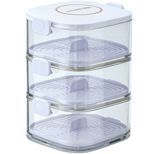 【叠加密封保鲜,不易坏,一目了然好找好拿】厨房香料收纳盒