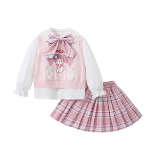 D.Bkyer女童jk套装裙子秋装美乐蒂Melody衣服女孩儿童学院风冬装