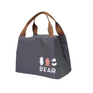 上班带饭包加厚铝箔保温袋防水牛津布便当包卡通学生饭盒袋手提包