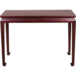 红木家具赞比亚血檀平头案条案实木新中式仿古玄关桌案台条几案几