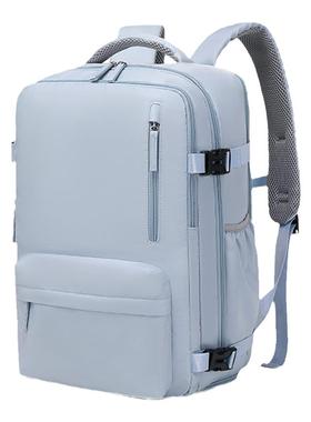 旅行背包女士短途出差大容量旅游包书包大学生电脑双肩包行李包