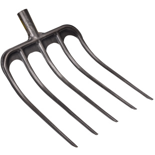 锰钢一体草叉农用叉子叉草铁叉多齿松土工具园艺叉加大钢叉草叉子