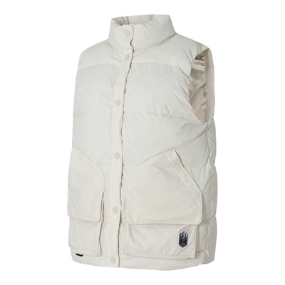 安德玛（UNDERARMOUR）羽绒马甲女装 2025新款冬季保暖羽绒马夹背