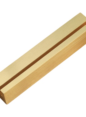 酒店展厅会议室展立牌黄铜收银牌