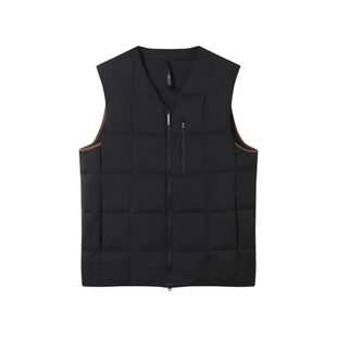 2色超轻羽绒马甲｜三防耐撕裂科技面料95白鸭绒外套男薄内胆保暖