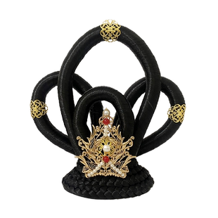 飞天发髻敦煌舞蹈演出头饰古风仙女假发配饰发包古装造型汉服发饰