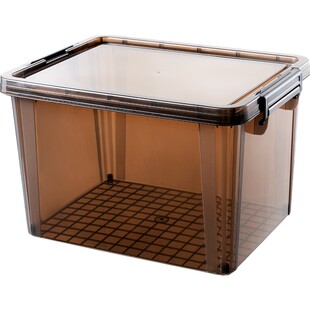 衣柜透明收纳箱家用塑料衣服收纳盒玩具零食有盖储物箱后背整理箱