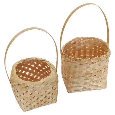 竹编手工DIY材料包竹篮