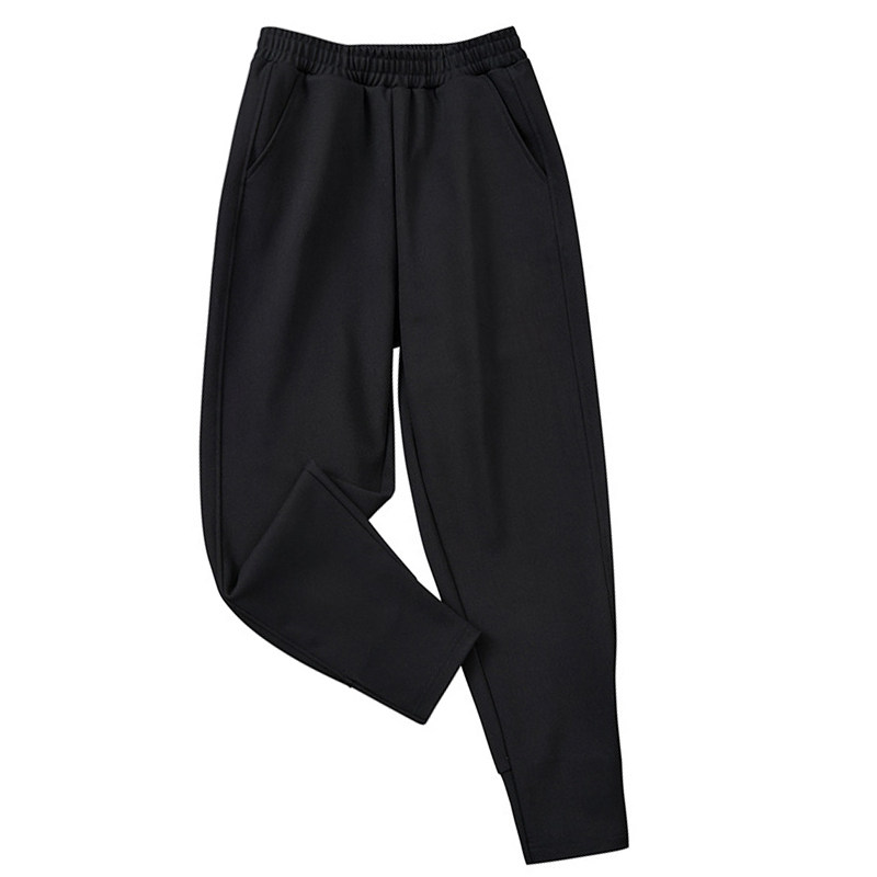 特大码束脚休闲裤女显瘦九分裤子