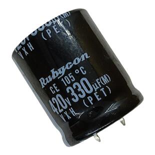 2只420v330uf红宝石30*35电解电容器Rubycon驱动主板滤波105度VXH