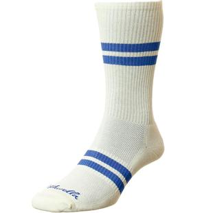 英国Pantherella埃及棉袜子男士中筒毛巾底运动袜透气吸汗袜6000S