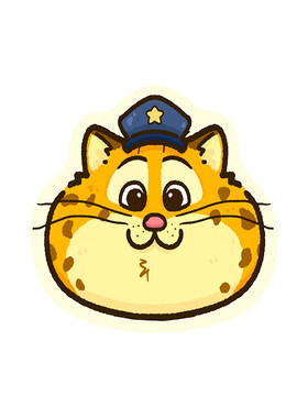 迪士尼豹子警官毛绒屁垫餐椅坐垫加厚防滑椅子垫板凳子家用坐垫
