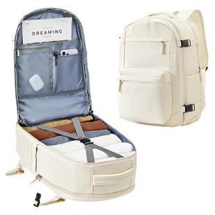 旅行双肩包女士2024新款时尚短途出差旅游背包轻便大容量电脑书包