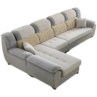 厂家直销布艺沙发可拆洗乳胶沙发大小户型客厅整装客厅沙发组合