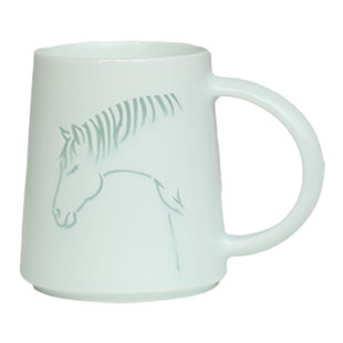 马年新款杯子玲珑陶瓷马克杯新年礼物文创咖啡杯情侣对杯景德镇