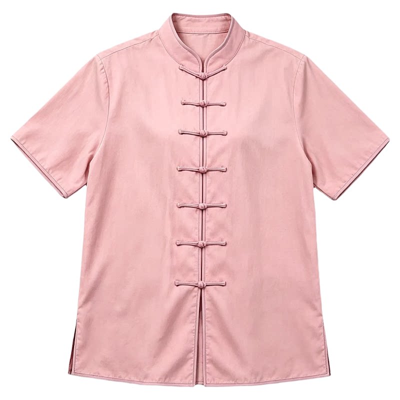 太极服纯棉夏季短袖柔软透气